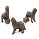 image 1 of Bernese Mountain Dog Plant Pot Feet - Set of 3 - L8 x W8.5 x H10.3 cm Grey