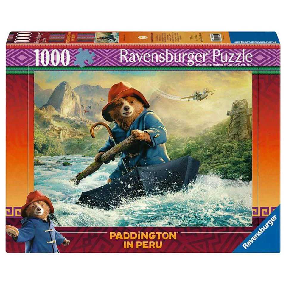 image 1 of Ravensburger Paddington in Peru 1000 Piece Jigsaw Puzzle