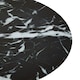 image 5 of Avola Black Marble Effect Top Gold Base Side Table Gold