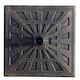 image 6 of 15KG Outsunny Garden Patterned Umbrella Stand Holder Parasol Base Stand 15kg | Bronze | Bronze