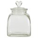 image 1 of Interiors by Premier Small Storage Jar, Glass Canister with Heart-Shaped Lid, Ideal for Storing Sweets, Spices