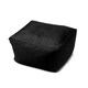 image 5 of Waterproof Cube Indoor Outdoor Bean Bag Foot Stool Pouffe Black
