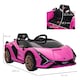 image 7 of HOMCOM Lamborghini SIAN 12V Electric Car for Kids w/ Remote Control