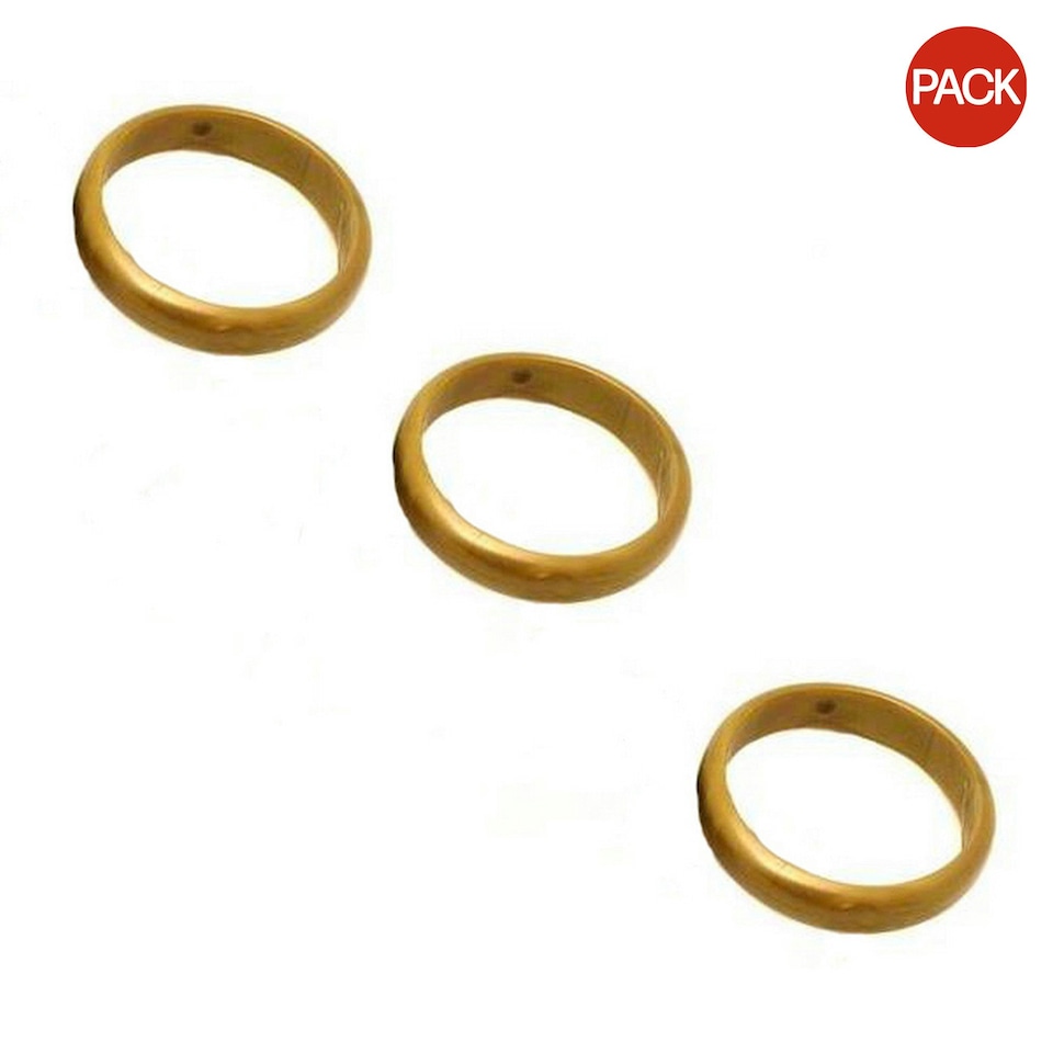 Sear Balloon Plastic Bangle Balloon Weight (Pack of 100) - Gold - One Size