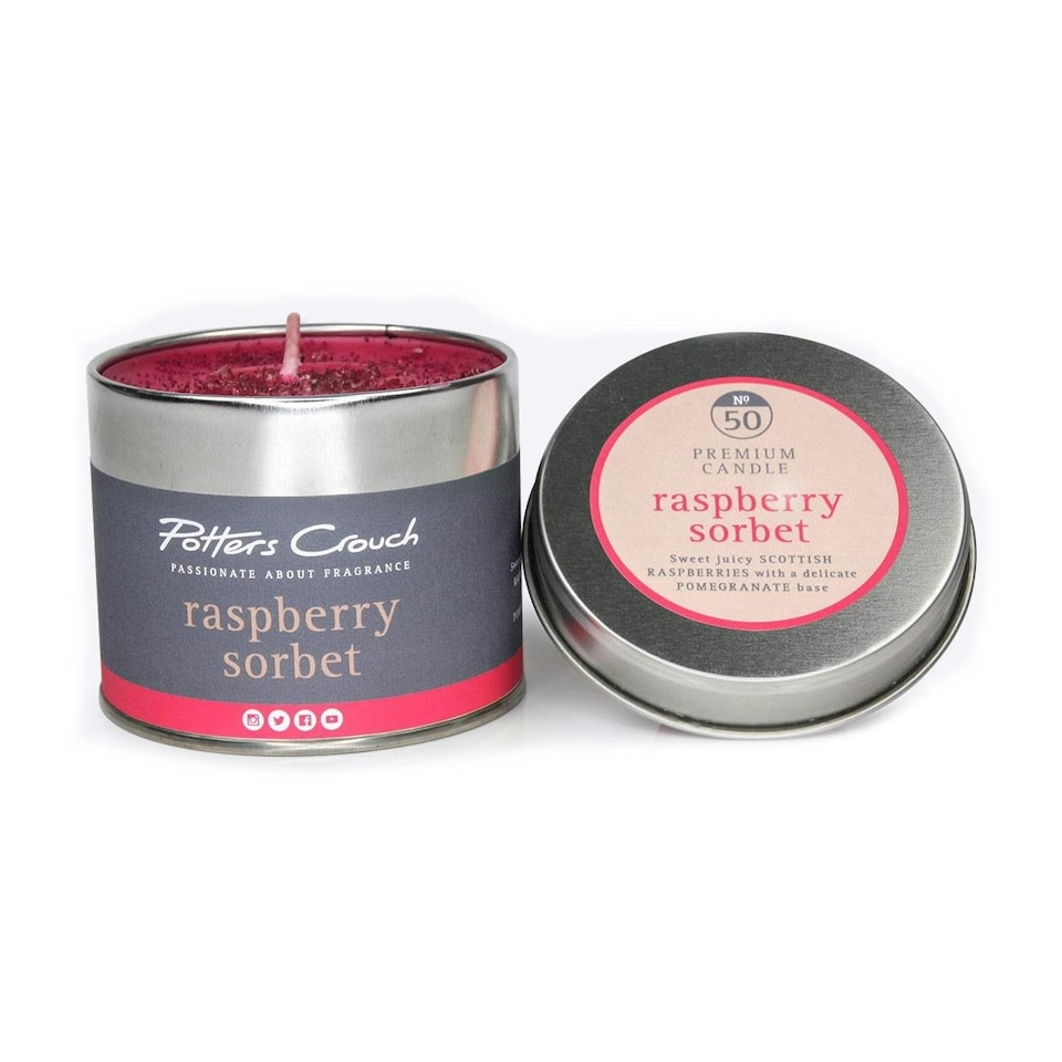 Potters Crouch Scented Candle in Tin - Raspberry Sorbet | Multi