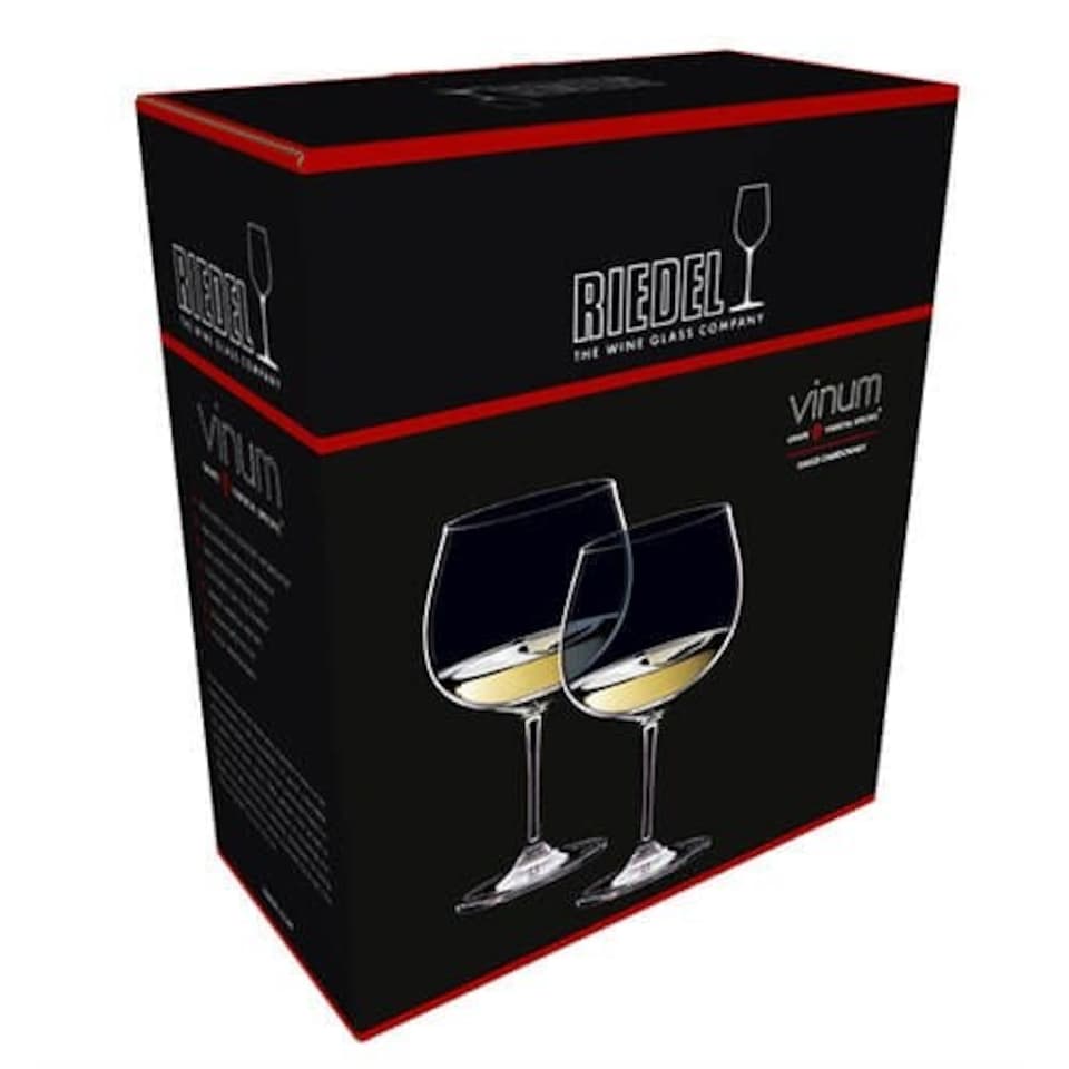 image 1 of Riedel Vinum Set of 2 Oaked Chardonnay Wine Glasses