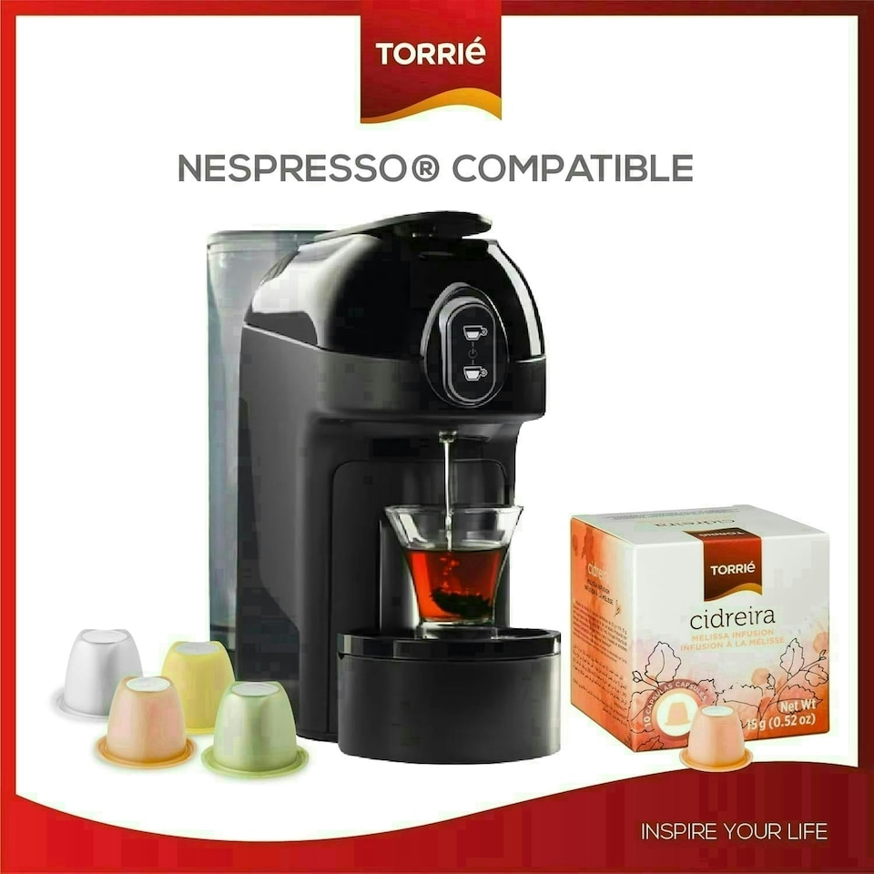 image 1 of Lemon Balm Tea Nespresso ® Compatible Coffee Machine Capsules (10 Pods)