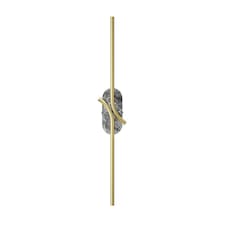 RenAIssance Modern Integrated LED Wall Lamp Brass, Grey 3000K 200lm White Shade