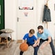 image 10 of COSTWAY Basketball Hoop Over-The-Door Basketball Backboard Red | Standard