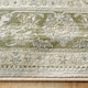 image 4 of KUKOON Green Vintage Style Floral Hallway Runner Rug 60cm x 240cm | Green
