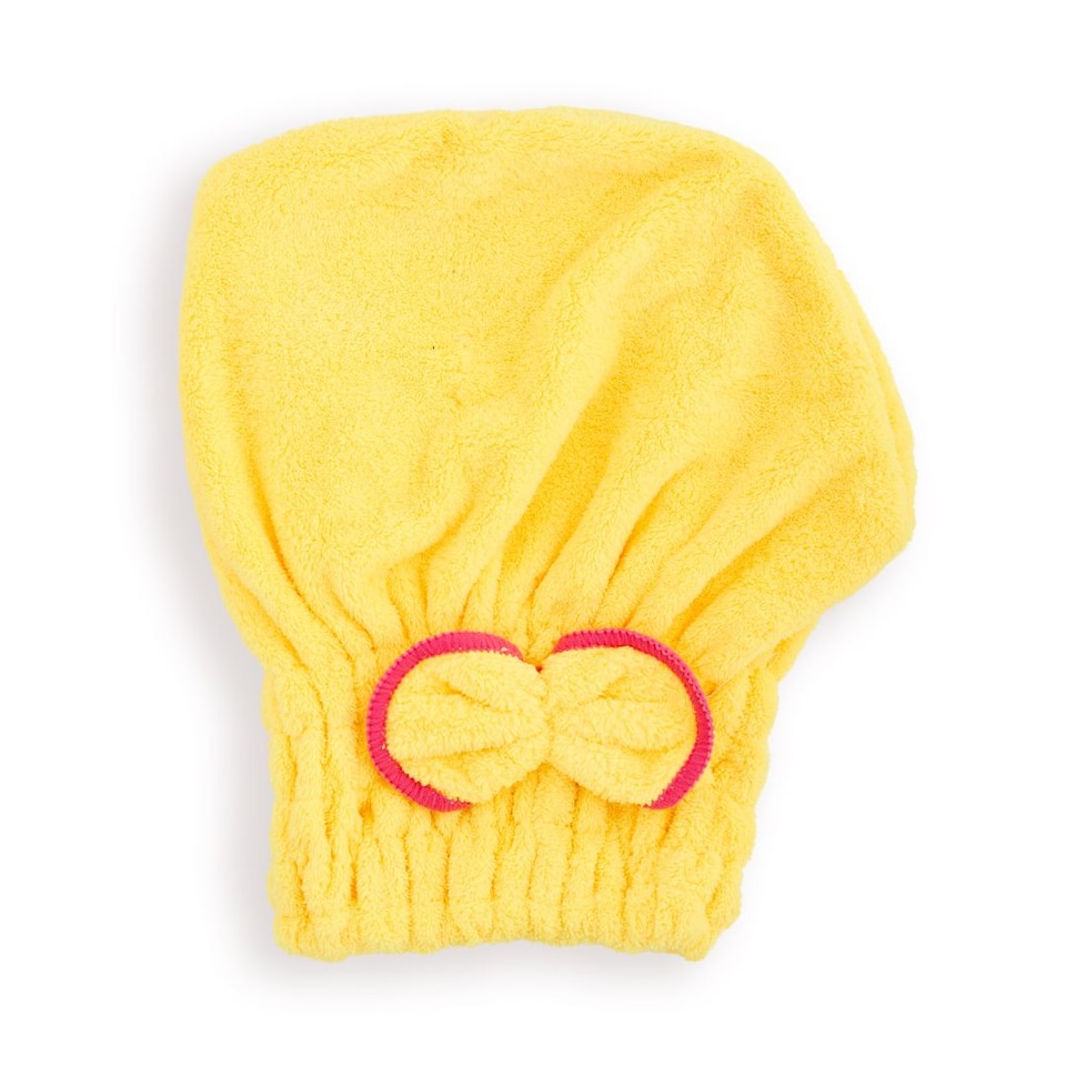 image 1 of SMUG Microfibre Hair Towel Cap, Yellow