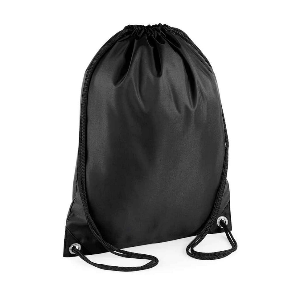 image 1 of Bagbase Budget Drawstring Bag - Black - One Size | Black | One Size
