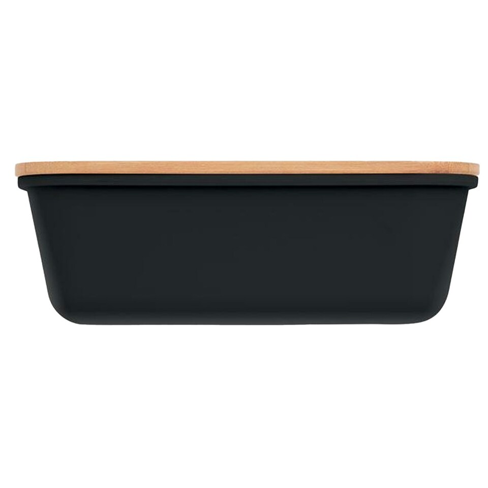 image 1 of MidOcean Thursday Bamboo 1L Lunch Box - Black - One Size