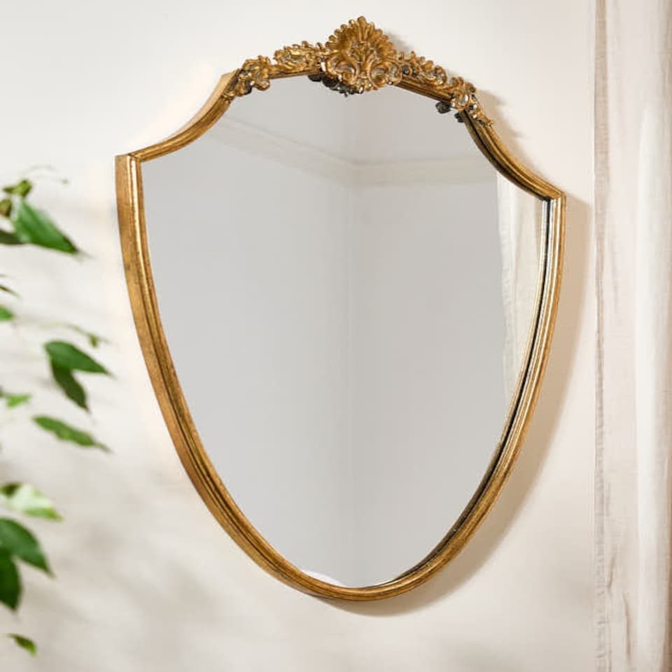 image 1 of Gold Venetian Wall Mirror Gold