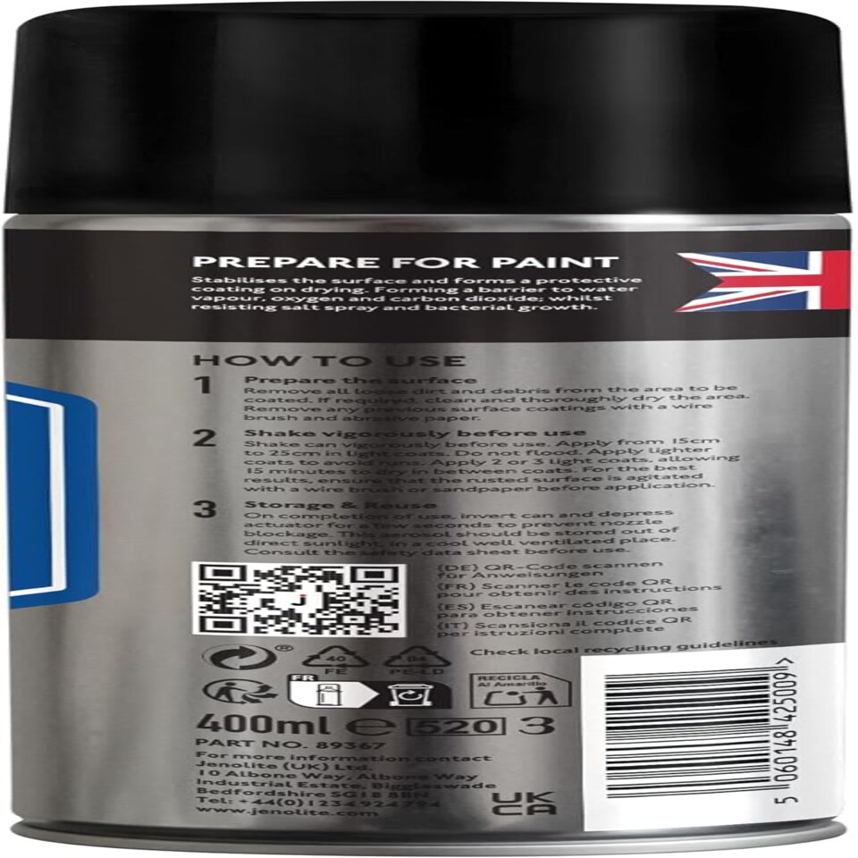 image 1 of Jenolite Rust Converter Spray - 400ml - 3-Pack