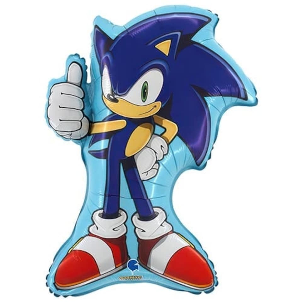 image 1 of Sonic The Hedgehog Giant Foil Helium Balloon 77cm / 30 in
