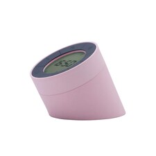 Gingko Edge Light Alarm Clock Pink