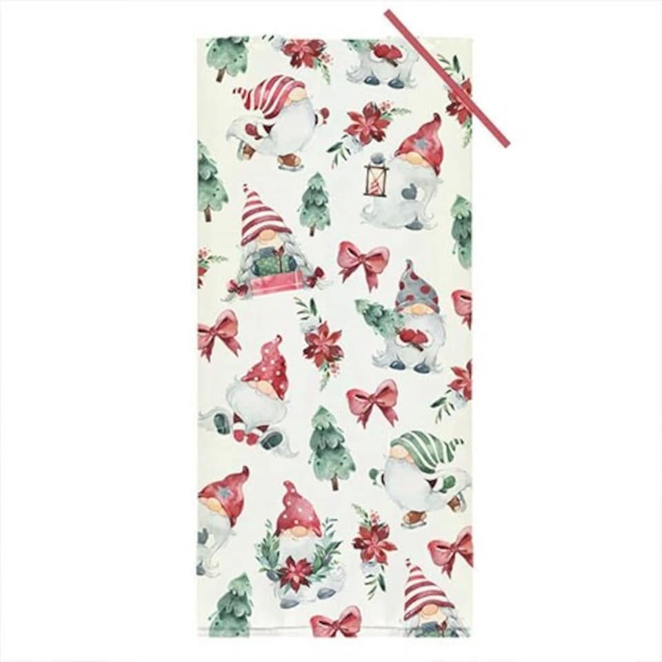 image 1 of Gonk Christmas Cello Gift Bags with Twist Ties - Pack of 20