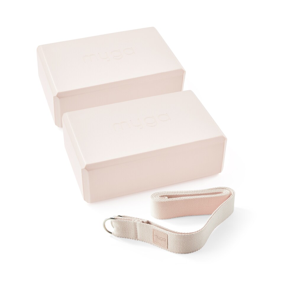 image 1 of Myga Pair of Blocks & Strap - Blush | Pink