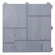 image 1 of Mosaic Garden Patio Interlocking Composite Decking Tiles - Light Grey | Grey | Light Grey | Pack of 10
