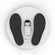 image 1 of Rechargeable EMS & TENS Foot Circulation Massager, Improves Blood Circulation