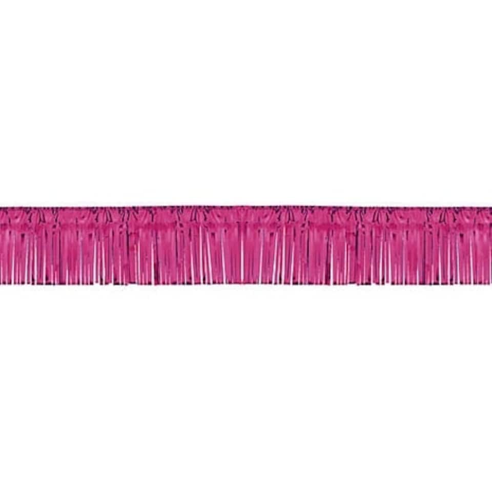 Burgundy Metallic Fringe Garland - 18 Ft x 5 Inches / 549 x 13cm - Pack of 25