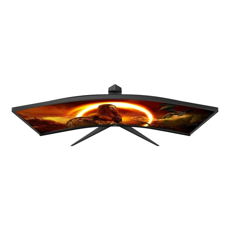 image 1 of AOC G2 CU34XP/BK 34" Curved UltraWide Quad HD 180Hz 1ms Height Adjustable Gaming Monitor | Black | Black, Red | 86.4 cm (34")