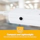 image 8 of GEEPAS 13A 2 Gang Extension Lead 2m cable, White