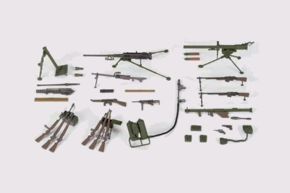 Tamiya US Infantry Weapons Set (1:35 Scale)