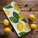 image 2 of Lemon Fresh Melamine/Plastic Salad Bowl & Appetiser Tray Set