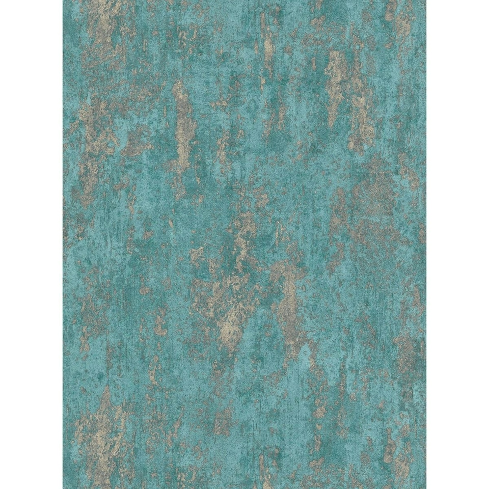 image 1 of Erismann Casual Chic Industrial Vinyl Textured Wallpaper - Blue - 10m x 53cm | Blue