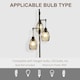 image 6 of HOMCOM Industrial 3-Light Floor Lamp Dimmable Standing Lamp for Living Room