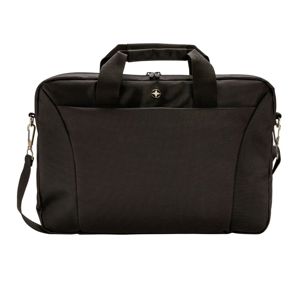 image 1 of Swiss Peak Laptop Bag - Black - One Size Black