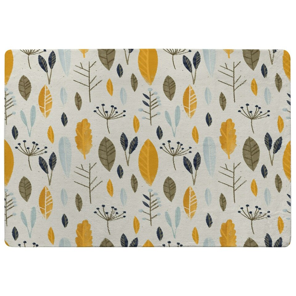 image 1 of Autumn floral illustrations (Rug) Multi | Medium: 80x150cm