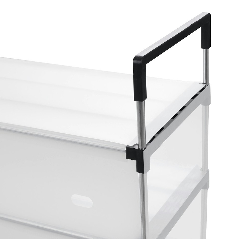 image 1 of Living and Home 3-Layer Shoe Rack Cabinet