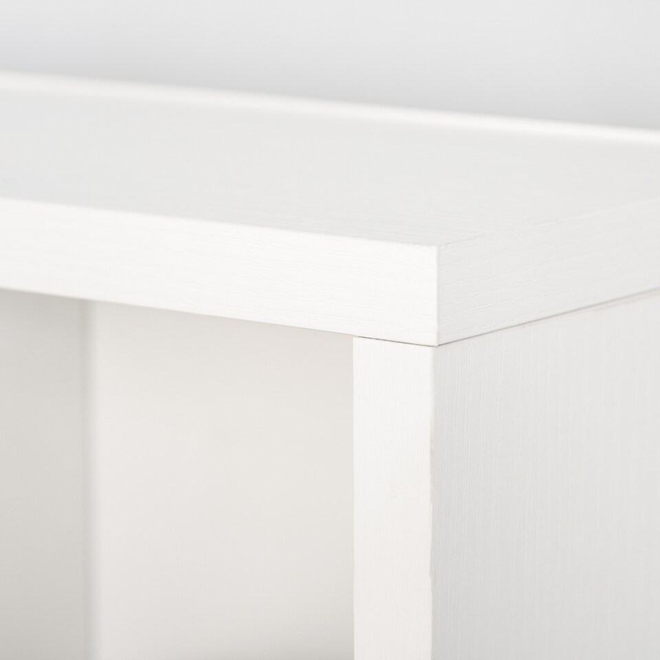 image 1 of HOMCOM 456 CD  336 DVD Storage Unit, Media Storage Shelf, Wooden Display Unit with Adjustable Shelves, 89 x 130.5 cm, White