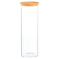 Argon Tableware Glass Storage Jar with Cork Lid - 2 Litre