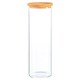 image 1 of Argon Tableware Glass Storage Jar with Cork Lid - 2 Litre
