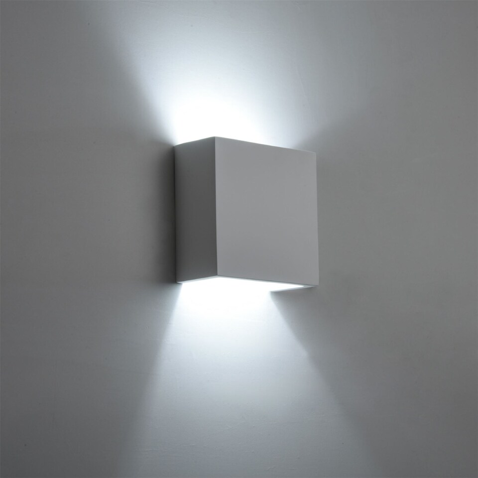 image 1 of Michele - White G9 Plaster Wall Light | White | 1