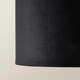 image 4 of ValueLights Reni Large Black Pendant Shade Black