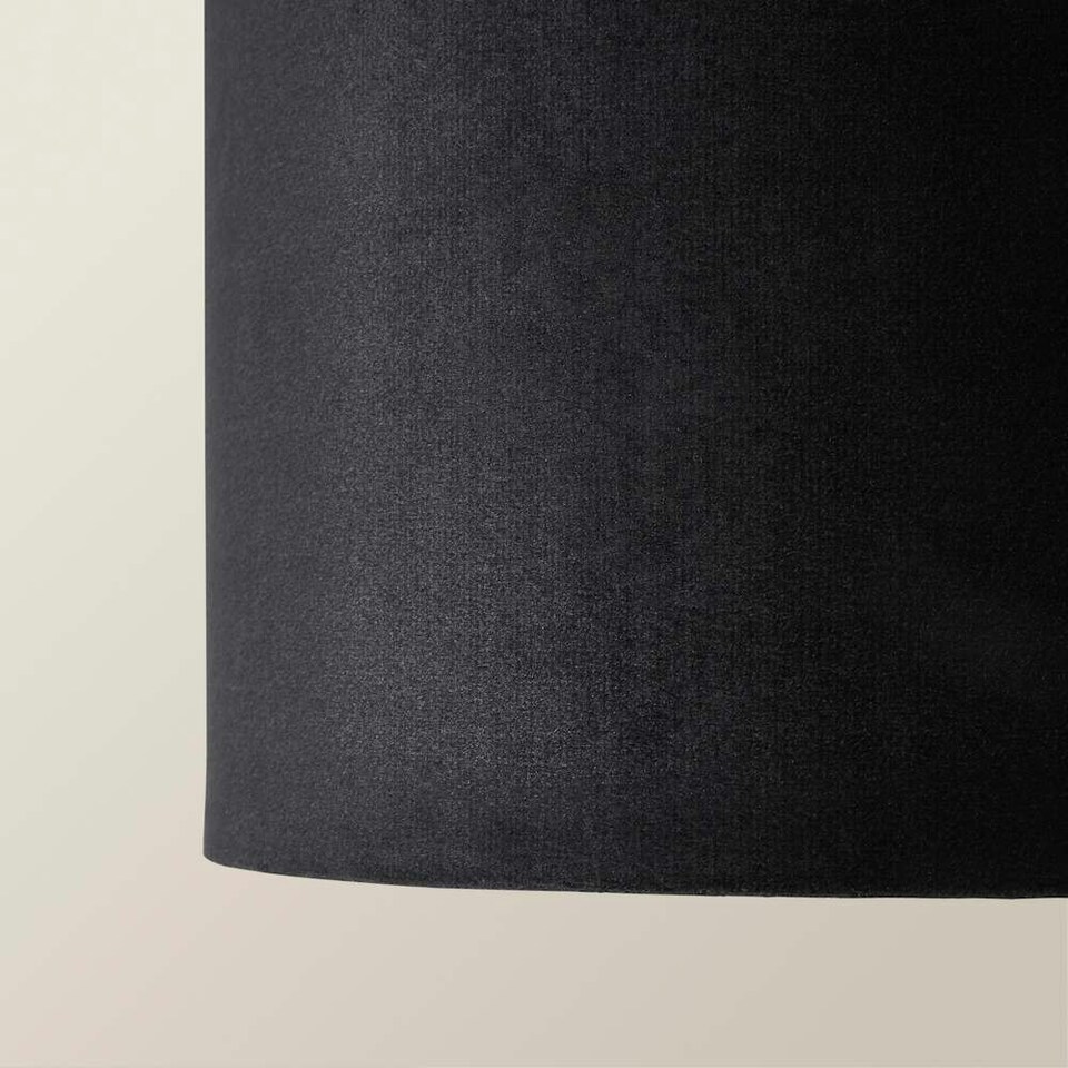 image 1 of ValueLights Reni Large Black Pendant Shade Black