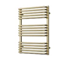 Crossmoor - Polished Gold Towel Radiator - H736mm x W500mm