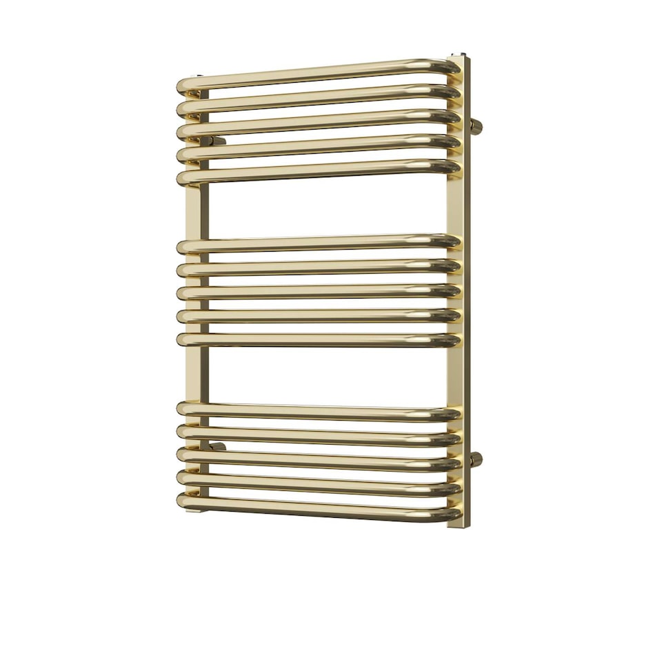 image 1 of Crossmoor - Polished Gold Towel Radiator - H736mm x W500mm