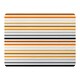 image 1 of striped pattern, orange black gray beige and brown (Blanket)
