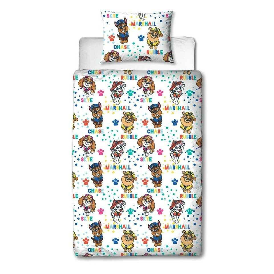 image 1 of Paw Patrol Splodge Duvet Cover Set - Multicoloured - Single Multi | Single