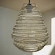 image 3 of CGC Casablanca Medium Silver Moroccan Mesh Metal Ceiling Pendant Light | Silver | Silver | Height: 34 cm Width: 30 cm Ceiling Rose Height: 150 cm
