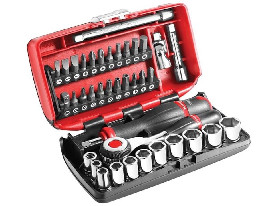 Facom R.360Nanopb Socket Set Of 38 Metric 1/4In Drive