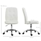image 7 of Vinsetto Curved Back Home Office Chair with Adjustable Height, White