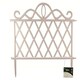image 8 of 27cm White Plastic Garden Patio Lawn Border Fence Edging