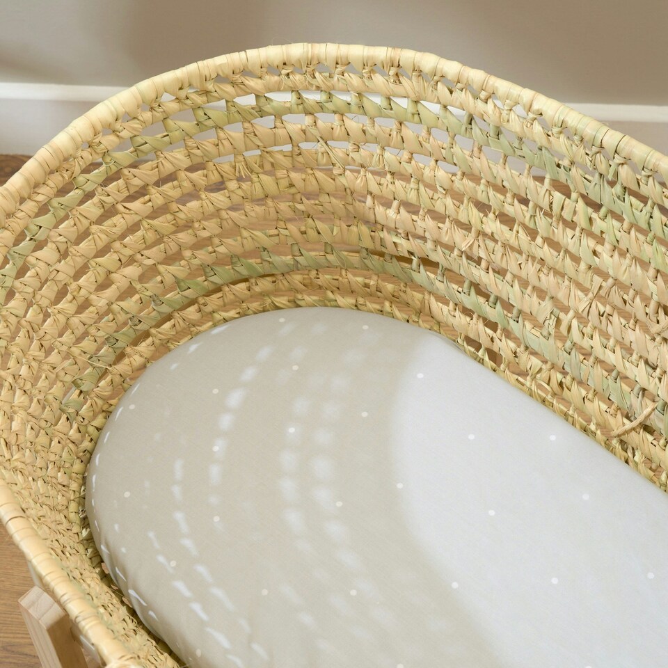 image 1 of Clair de Lune Jungle Dreams 2 Pack Moses Basket Sheets